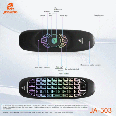 Android Wireless Air Mouse Ja-503 For Tv